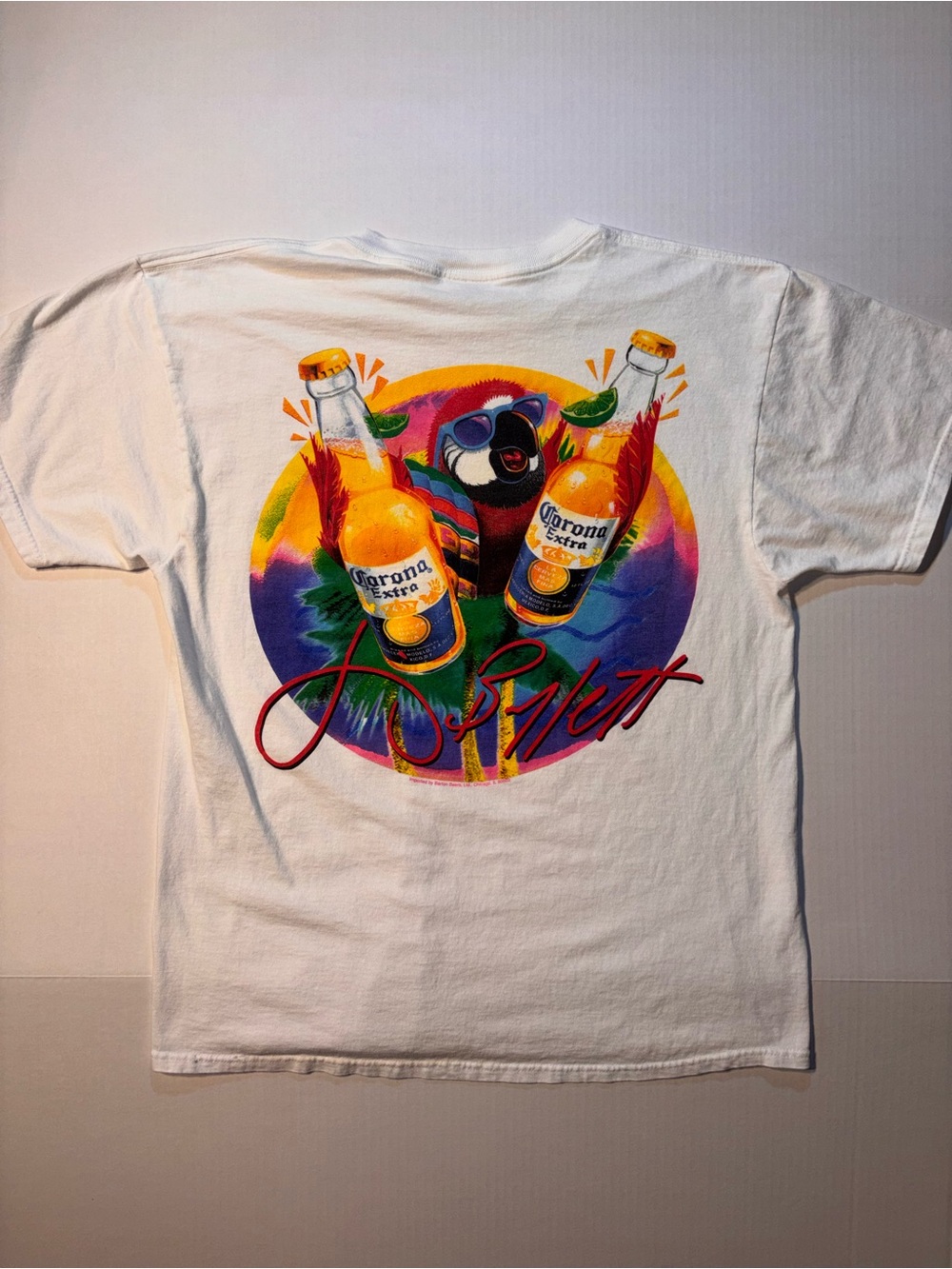 Vtg Corona Extra Jimmy Buffet Beer Promo Tour Concert 90’s T-shirt Sz XL